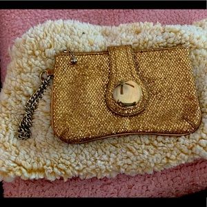 Gold clutch
